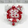 Suporte de Celebridade de Palavra Única Etiqueta de Nome Refletiva Pelúcia Original Tecido Não Tecido Produto Acabado Suporte para Fã de Show Mini Pingente