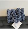 Bolso Tote de Peluche con Estampado de Leopardo para Mujer Transfronterizo 2026 Nuevo Casual Moda para Hombro Bolso de Mano para Axila