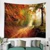 Tecido de Tapeçaria para Pendurar na Parede Amazon Mais Vendido no Exterior Pano de Fundo Estilo Ins Série Floresta Pano Decorativo Tapeçaria Boêmia