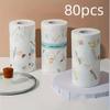 Paño de Limpieza Perezoso para Uso Seco y Húmedo, Paño de Limpieza de Cocina Lavable, Toalla de Limpieza Doméstica No Tejida, Paño Desechable para Lavar Platos