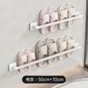 Estante de listones para baño, estante de almacenamiento para inodoro sin perforaciones, estante para zapatos, estante de almacenamiento para inodoro, estante para zapatos para colgar en la pared, escurridor