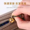 Tirador de cremallera desmontable para chaquetas de plumas, abrigos, bolsos, Hebilla colgante de cabeza de cremallera universal, Accesorios para cabeza de cremallera