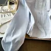 Camisa de Manga Larga con Volantes Estilo Universitario Dulce y Juvenil para Mujer, Nuevo Top Delgado con Lazo para Primavera y Otoño 2026