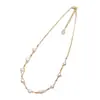 Collar Doble Capa Perla Estrellada Fina Brillante para Mujer 2026 Nuevo Estilo Accesorio Gargantilla Lujo Ligero Nicho Gama Alta Cadena para Clavícula