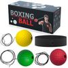 Pelota de reacción para boxeo montada en la cabeza, pelota descompresora, pelota mágica de velocidad, entrenamiento para adultos y niños, fitness, entretenimiento, caja de regalo