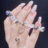 Pulseira de Cristal Super Brilhante de Verão Feminina Estilo Mori Viagem Férias Pulseira Fada Rosa Joias para Namorada Transfronteiriça