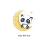 Novo Desenho Animado Fofo Animal Panda Tigre Leão Elefante Transferência Térmica Hot Stamping Casa Ferro DIY Figura Hot Stamping