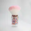 Nuevo Pincel de Maquillaje para Rubor en Polvo Portátil de Cristal de Colores Herramienta de Maquillaje Pincel de Maquillaje para Arte de Uñas Portátil