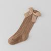 Calcetines de Verano Finos de Malla Transpirable de Algodón Clase A para Bebés Niñas, de Caña Alta Larga, Anti-Mosquitos