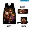 Tubería de Agua Transfronteriza Mario Mario Bolsa Impresa a Color Set de Tres Piezas Tela Oxford Bolso para Estudiantes de Hombre y Mujer