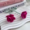 Acessórios de botão de rosa acessórios feitos à mão tridimensional decorativo roupas saia corsage joias decoração de vestuário atacado