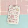 Estuche Creativo para Tarjeta de Estudiante Tarjeta de Comida Tarjeta de Autobús Tarjeta de Entrega Estuche Protector para Guardería Estuche para Tarjeta de Pecho Correa Retráctil