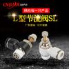 Jiadi SL/SC4-M5 válvula de borboleta tipo L unidirecional de ajuste rápido conector de válvula reguladora de velocidade pneumática de rosca externa de inserção rápida