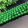 Venta al por mayor cuentas sueltas de calcedonia verde oscuro semiterminada seca verde Dragón de Hierro cuentas sueltas secas verdes crudas accesorios con cuentas para joyería DIY