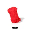 Productos para adultos Juguetes sexuales SM Cuerda de cáñamo de 10 m para que la usen las parejas para bondage, cuerda de algodón puro con puntas metálicas, venta al por mayor