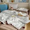 Colcha de Verão de Gaze Dupla Camada Tipo A Estilo Ins Popular, Colcha de Verão de Algodão com Fibra de Soja, Colcha Lavável à Máquina para Ar Condicionado Atacado