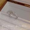Anillo Abierto Envolvente Simple de Doble Capa para Mujer, Estilo Francés ins Retro de Alta Gama, Anillo Distintivo que Combina con Todo