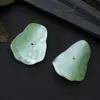 Hoja de Loto de Encaje 22mm Cuentas de Vidrio Gradiente Hecho a Mano Accesorios para Enhebrar Cuentas Sueltas Cuentas para Pulsera Festival del Bote del Dragón Bolsita