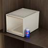 Caja de almacenamiento tipo cajón, organizador de ropa interior, armario de plástico transparente para el hogar