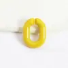 Hebilla de cadena en forma de U de acrílico de 18 x 24 mm para bricolaje, cadena para teléfono móvil, llavero, cadena colgante, accesorios para bolso
