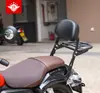 Cojín de respaldo trasero para motocicleta Haojue Suzuki Honda Wuji Qianjiang soporte especial para coche especial correa de soporte estante portaequipajes trasero