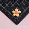 Color Macarrón Bloque de Color Caramelo Flores Pequeñas Materiales Hechos a Mano DIY Accesorios de Resina Pegatinas Imanes para Refrigerador Adornos de Pegamento de Crema