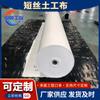 300g Geotextil Blanco Permeable Hidratante Tela de Mantenimiento de Carreteras Filtración de Túnel Multifuncional Poliéster Geotextil de Seda Corta