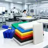 Placa de Nylon Resistente ao Desgaste PA6 Quadrado Branco Nylon Importado PA66 Tira Longa Azul Poliamida Processamento de Corte Personalizado