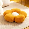Almofada de pelúcia e travesseiro de girassol estilo INS moderno para sofá de sala de estar, tatame, bay window e assento de escritório
