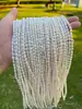 Brilho Branco Forte Natural Pérolas de Água Doce Redondas Contas Soltas Hanfu Cultural Criativo Contas Redondas com Furo para Fazer Pulseira Colar Acessórios