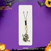 Pingente Caveira de Halloween Transfronteiriço Fantasma de Terror Bolsa de Abóbora Chaveiro de Metal Pingente Evento Pequeno Presente