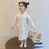 Bata de Noche para Niñas Primavera y Otoño Bata Absorbente para Bebés Pijamas de Gasa de Manga Larga para Niños Niños y Niñas Ropa de Casa de Primavera