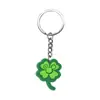 Centenas de St. Pingentes de Chaveiro Dia de São Patrício, Decorações de Chaveiro Chapéu Verde DIY de Borracha Macia em PVC, Itens de Presente