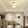 Lámpara de techo para dormitorio, redonda, cuadrada, LED, sencilla, moderna, para sala de estar, estudio, pasillo, cálida y romántica, nueva lámpara de estilo chino.