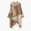 Chal Estampado de Venta Caliente Transfronterizo Chal Cálido de Invierno de Alta Gama Manta Suave Engrosada para Siesta en la Oficina