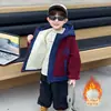 Chaqueta de Forro Polar para Niños Otoño Invierno 2026 Nuevo Suéter de Piel con Felpa para Niños Ropa de Invierno para Bebés y Niños Pequeños Abrigo de Algodón Engrosado