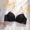 Ropa Interior Transpirable Cómoda Simple de Venta Caliente en Comercio Exterior Transfronterizo con Bloques de Color, Push-Up, Ajustable, sin Aros, Sujetador Sexy