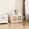 Guarda-roupa Doméstico Quarto Armário Simples de Armazenamento Organização de Roupas Guarda-roupa Bebê Armário de Armazenamento de Plástico Em Estoque Atacado