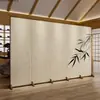Divisória de Tela Simples Moderna Estilo Chinês para Sala de Estar, Hall de Entrada, Escritório, Hotel, Biombo Dobrável com Ventilador Elétrico