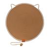 Esterilla para Dormir de Cuerda de Algodón Especial para Gatos Tablero Rascador para Gatos Juguete de Bola Auto-Hi de Una Pieza Resistente al Desgaste Resistente a los Arañazos Esterilla para Dormir