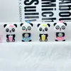 Colgante pequeño de panda nuevo llavero llavero de panda pequeño muñeco con logo personalizado recuerdo regalo pequeño venta al por mayor