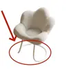 Banqueta de maquiagem luxuosa e elegante, perfeita para uso doméstico no quarto de uma menina, uma banqueta de penteadeira moderna e esteticamente agradável, e uma linda cadeira com encosto para nail art