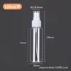 Botella Atomizadora Pequeña de Plástico Transparente para Mascotas 30ml 50ml 100ml Botella Atomizadora Botella Rellenable para Maquillaje Perfume