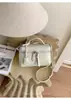 Bolsa de Mão Transfronteiriça Nova Moda Simples e Versátil Estilo Coreano com um Toque de Nicho de Luxo, Bolsa de Ombro Cruzada, Bolsa Quadrada Pequena para o Dia a Dia