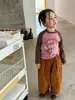 Ropa para niños Weimu, camiseta de manga larga para niñas, camiseta básica, top infantil casual de otoño con manga raglán, ropa para bebé niña Clase A