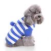 Suministros para Mascotas Transfronterizos Ropa para Perro Otoño e Invierno Suéter Cálido Estilo Copo de Nieve a Rayas Invierno Gato Navidad Ropa para Perro