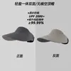 Nuevo sombrero de protección solar de doble cara para mujer para el verano, parasol para exteriores, protección UV, ala ancha, plegable, sin costuras, sombrero de copa abierta