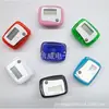 Pedômetro eletrônico de função única, tela LCD de tecla única, fabricante produz pedômetro contador multicolorido opcional com LOGO