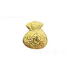 2025 Nuevo Colgante de Bolsa de la Suerte Oro Puro 999 Bolsa de la Suerte Cadena para Teléfono Móvil Llavero Colgante de Fortuna Oro Shuibe Al por Mayor