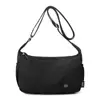 Bolsa Transversal Multicamadas Feminina 2025 Outono Nova Bolsa Casual Feminina Bolsa Leve de Tecido de Nylon Bolsa de Ombro Transversal Feminina